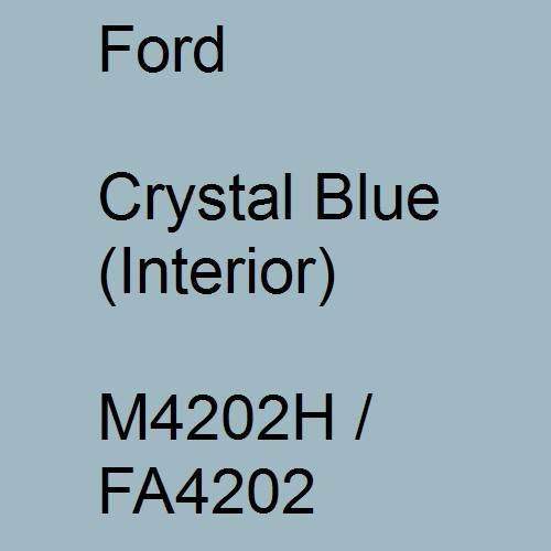 Ford, Crystal Blue (Interior), M4202H / FA4202.